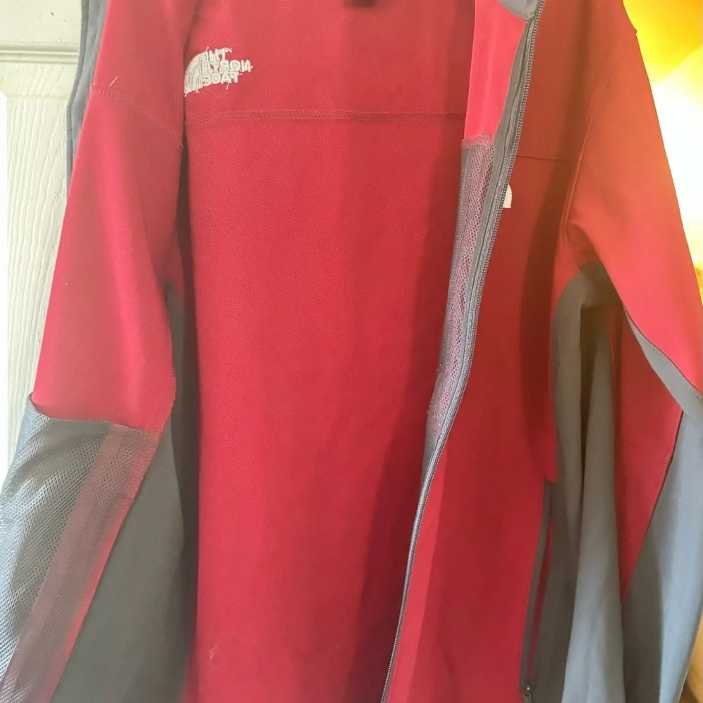 The Northface color block zipper jacket